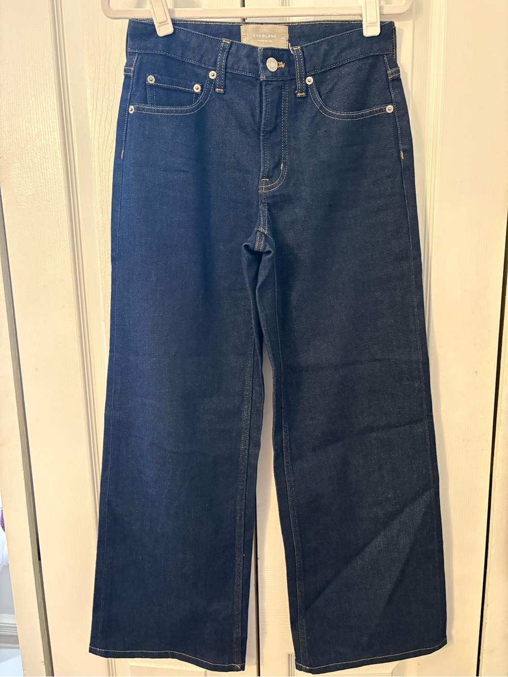 Everlane Dark Indigo Wide-Leg Jeans